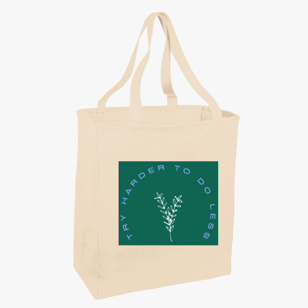 Port Authority® Ideal Twill Over-the-Shoulder Grocery Tote Thumbnail