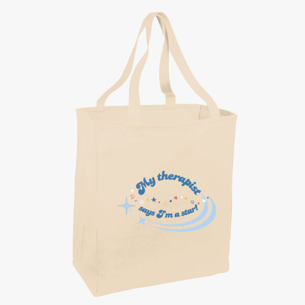 Port Authority® Ideal Twill Over-the-Shoulder Grocery Tote Thumbnail